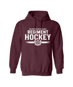 NL Regiment Printed Hockey Hoodie (Maroon)