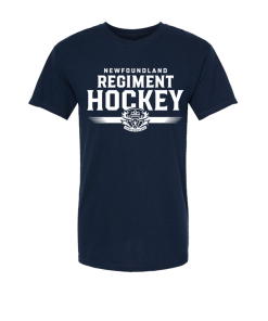 NL Regiment Printed Hockey T-Shirt (Navy)