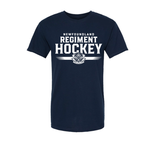 NL Regiment Printed Hockey T-Shirt (Navy)